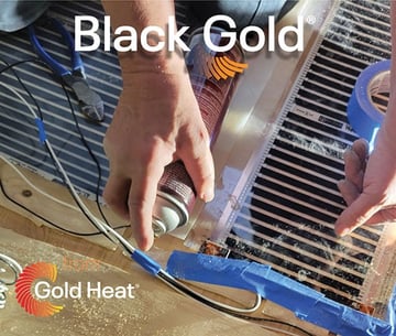 Black-Gold-Spray-Mounting-the-electric-radiant-floor-heat-film-general-contractors-home-remodeling-heat-system