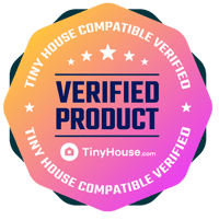 Official verified product logo from tinyhouse.com of Gold Heat electric radiant floor heat mats. Tiny House compatible logo