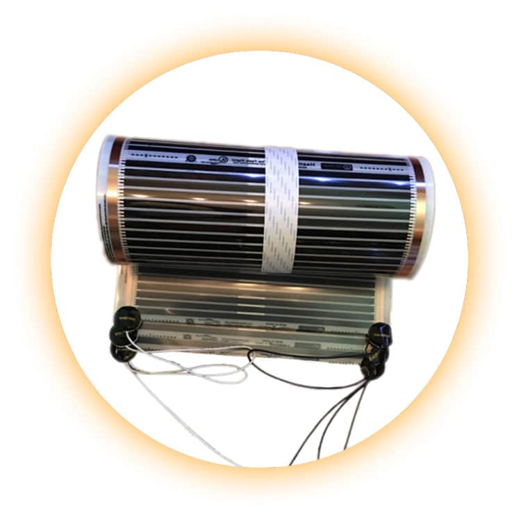 One single electric radiant heat machine