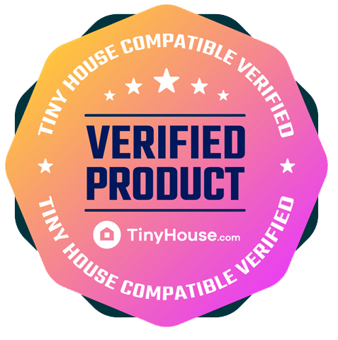 Official verified product logo from tinyhouse.com of Gold Heat electric radiant floor heat mats. Tiny House compatible logo