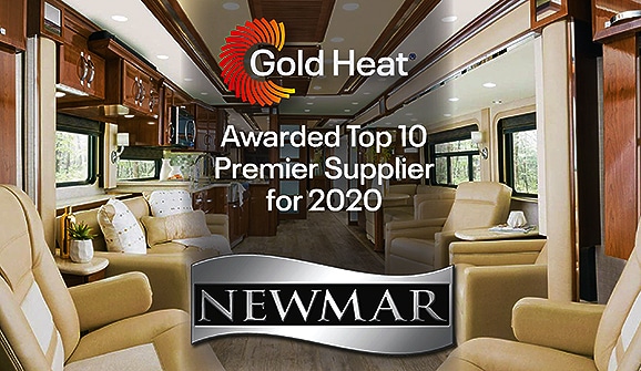 Gold Heat continues to skyrocket status in the RV Manufacturing industry, as Newmar® Corporation, names Gold Heat, a Top 10 Premier Vendor